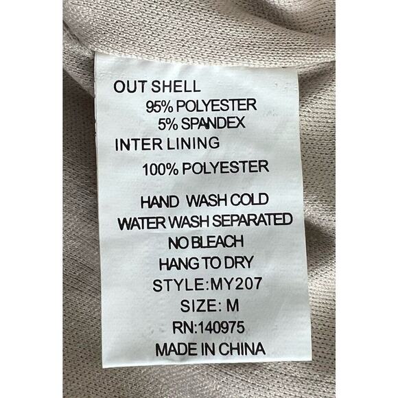 Foreign Exchange Miniskirt Sequins Beaded Black Gold White Holidays *Flaw - Picture 4 of 9